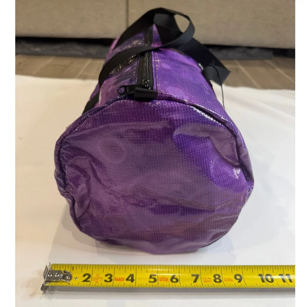 Rareform‎ Duffel Bag Unisex Purple NEW Repurposed Billboard Vinyl One of a Kind